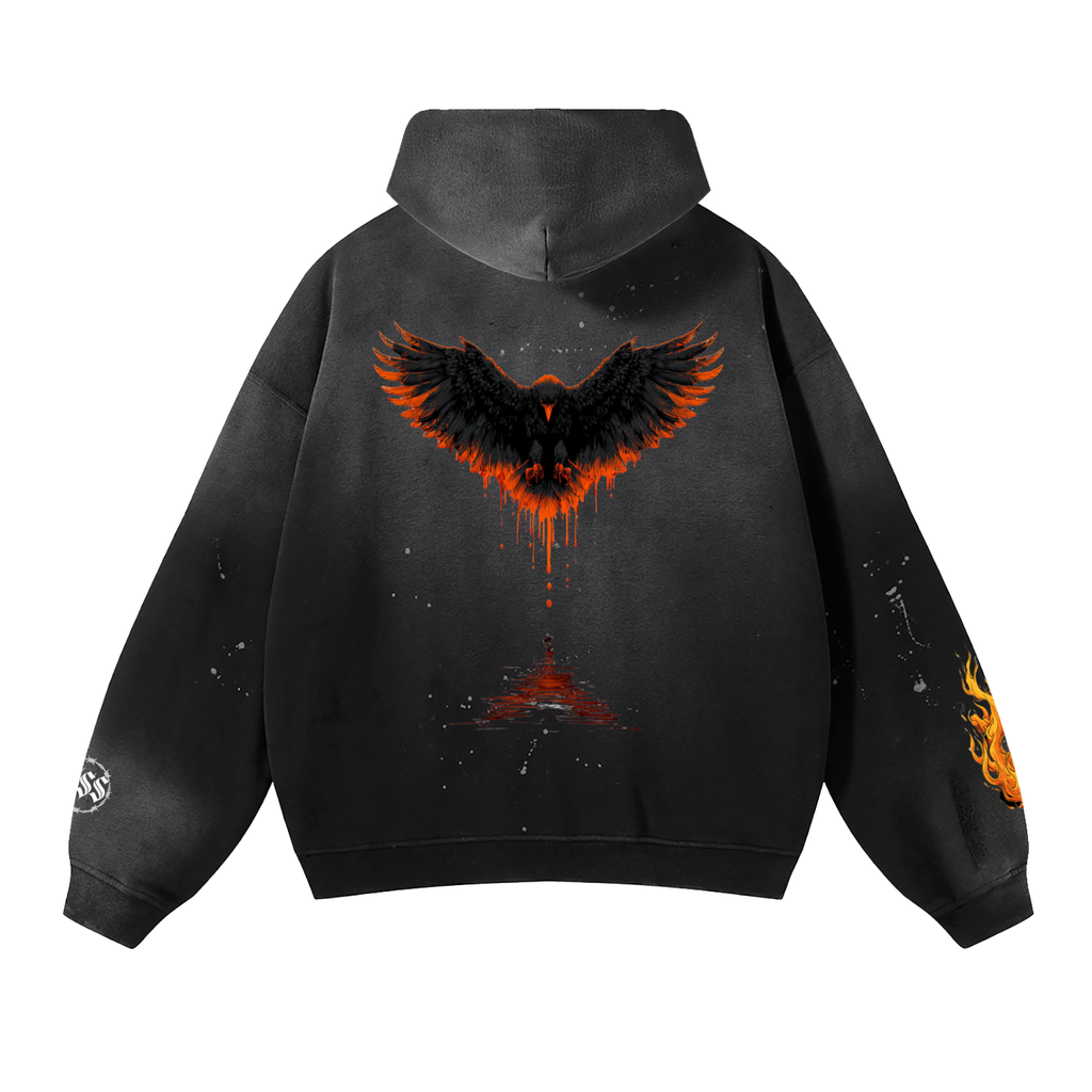 Emberfall Raven Hoodie